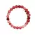 pulsera del amor,de piedra hecha de Rodonita roja