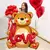 Globos de oso bonitos de amor para el Día de San Valentín, decoraciones