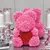 Imagen de Oso de peluche de corazón de Rosa Artificial ,