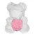 Oso de peluche de corazón de Rosa Artificial , - tienda en línea