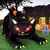 inflable para Halloween, Gato negro en internet