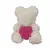 Oso de peluche de corazón de Rosa Artificial , - Sweet Angie