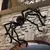 Araña gigante de felpa negra para decoración de Halloween - Sweet Angie