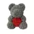 Imagen de Oso de peluche de corazón de Rosa Artificial ,