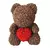 Oso de peluche de corazón de Rosa Artificial , - tienda en línea