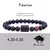 Pulsera con dijes de constelación de 12 signos del zodiaco para hombres y mujer en internet