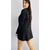 Blazer preto feminino evasê de neoprene TAM P/M - comprar online