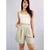 *short de alfaiataria bege feminino TAM P - loja online