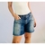 Short jeans feminino tachinhas TAM 38