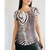 blusa animal print feminina manga curta TAM P