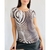 blusa animal print feminina manga curta TAM P - Qnova Second Hand