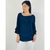 Blusa azul marinho feminina manga longa TAM G - comprar online