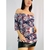 Blusa floral feminina plus size TAM GG - Qnova Second Hand