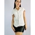 Camisa branca manga curta feminina TAM 38 - Qnova Second Hand