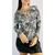 Blusa animal print cinza feminina TAM P - loja online