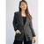 blazer preto de pelo feminino TAM M