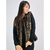 Colete de pele feminino forrado animal print TAM P - comprar online