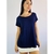 Blusa azul feminina plus size TAM GG - Qnova Second Hand