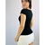 Blusa preta de tricô feminina TAM M - comprar online