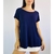 Blusa azul feminina plus size TAM GG