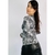 Blusa animal print cinza feminina TAM P na internet