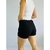 Short preto feminino de algodão TAM P - Qnova Second Hand