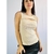 Blusa de tricô dourada feminina TAM P - loja online