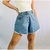 short jeans evasê TAM 44 na internet