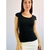 Blusa preta de tricô feminina TAM M - Qnova Second Hand