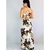 vestido longo branco floral TAM P na internet