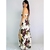 vestido longo branco floral TAM P - loja online