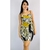 Vestido animal print amarelo alcinha TAM P