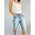 bermuda jeans feminina cintura alta TAM P