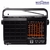 Radio Motobras Portátil Rm-PFT73 Ac, 7 Faixas Preto