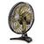 VENTILADOR DE MESA 50CM OSCILANTE DARK DOMINA PRETO/DOURADO