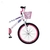 BICICLETA COLLI JULLY A.20 BRANCO 107-05D - jeffersomeletromoveis