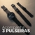 Relógio Inteligente Smartwatch XH4 MAX XWear Design Executivo com 3 Pulseiras