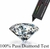 Anel aparador Moissanite Beth 3.65ct 4mm