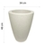 Vaso Grafiato Conico N°48 Nutriplan Cimento 25L