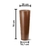 Vaso Classic Cone N°70 Nutriplan Ferrugem - comprar online