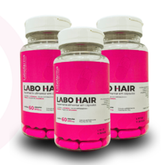 3 Labo Hair® Vitamina para Cabelos (Kit)