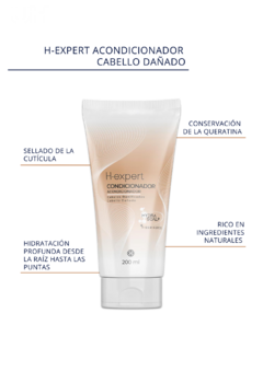 ACONDICIONADOR H-EXPERT CABELLO DAÑADO200ML - comprar online