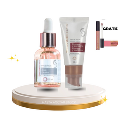 KIT ELIMINA MANCHAS + Firmeza Serúm y Contorno ROUTINE DERMO Efecto Lifting +LABIAL LIQUIDO