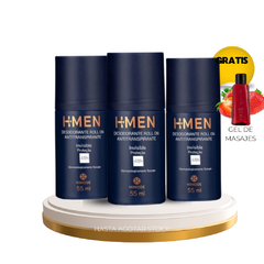 KIT 3X DESODORANTE H-MEN + regalo