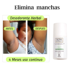 desodorante Sens Herbals /elimina manchas 55g - MarCosmetics Chile