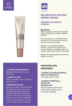 Gel Secativo de Espinillas ROUTINE DERMO 15g - comprar online