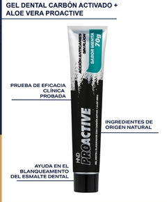 Gel Dental Carbon Activado + Aloe Vera 70g - comprar online