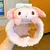 Sanrio Plushie Bow Headband, Hello Kitty Maquiagem Wash Anel de Cabelo, Cinnamoroll My Melody Hair Band, Kawaii Acessórios, Presente na internet