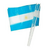 BANDERA ARGENTINA PLASTICA 17X24CM POR UNIDAD