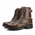 Bota FG Militar Couro Feminino Casual Marrom - FF Importados - comprar online